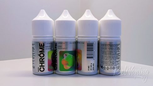 Этикетка жидкости CHROME Basic