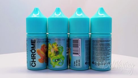 Тара и этикетка жидкости CHROME North