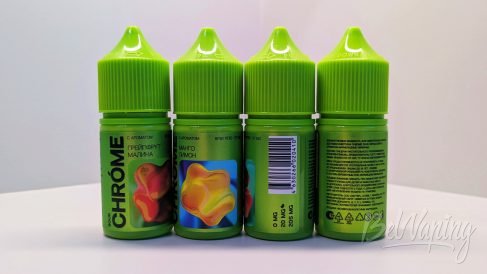 Тара и этикетка жидкости CHROME Sour