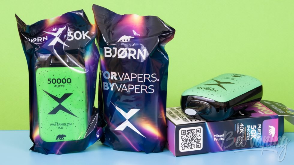 Обзор одноразок BJORN X 50000 - упаковка