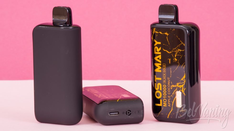 Обзор одноразок LOST MARY MO10000 BLACK GOLD - внешний вид