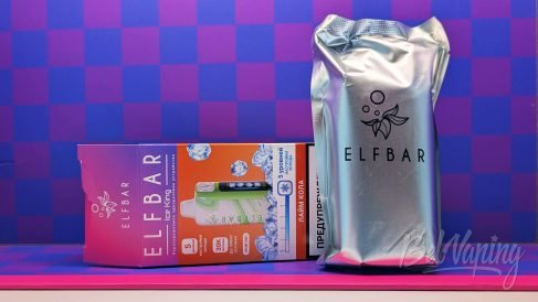 Упаковка одноразки Elfbar Ice King 30000