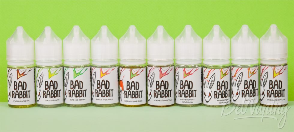 Обзор жидкостей BAD RABBIT