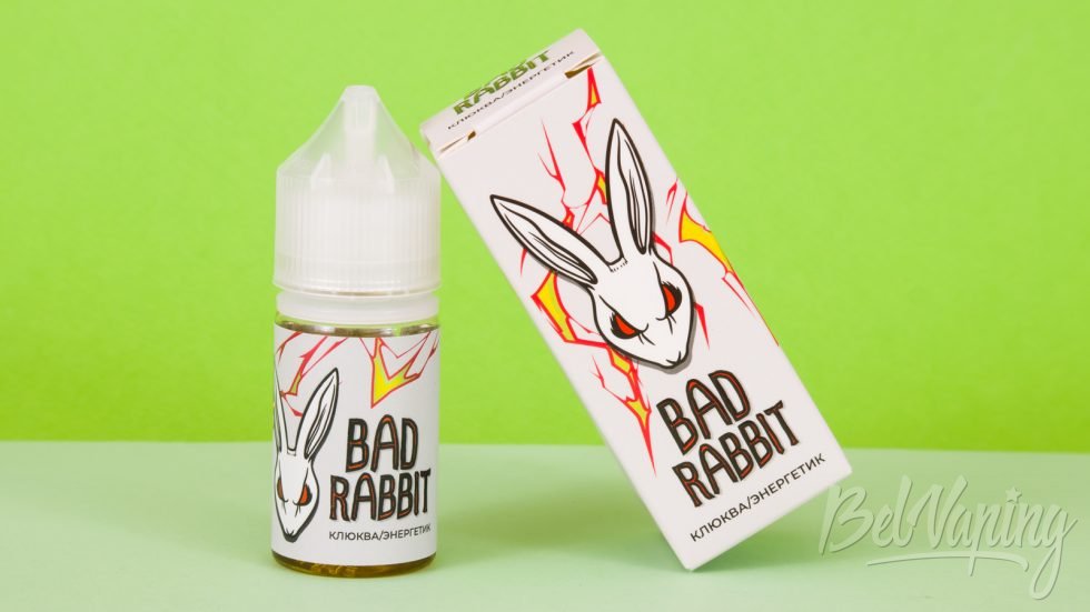 Обзор жидкостей BAD RABBIT - вкус КЛЮКВА ЭНЕРГЕТИК