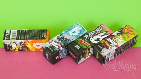 Обзор жидкостей ЗАРЯД от Мишка VAPE - упаковка