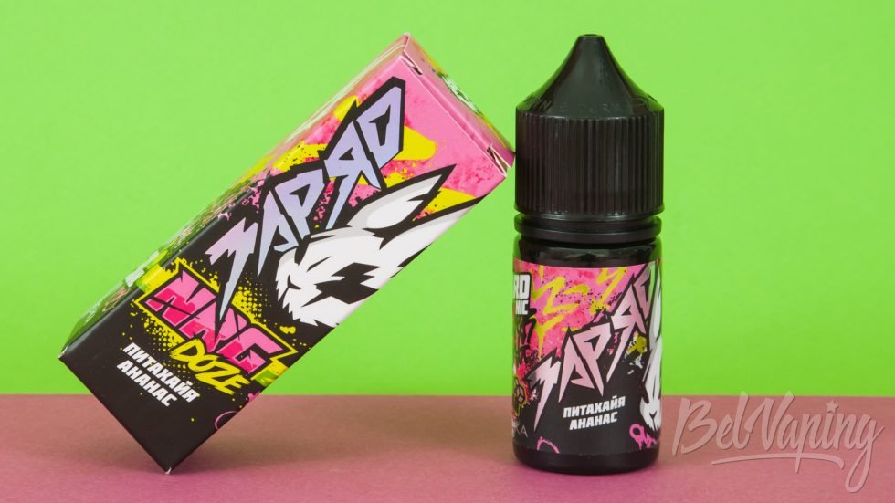 Обзор жидкостей ЗАРЯД от Мишка VAPE - вкус ПИТАХАЙЯ АНАНАС