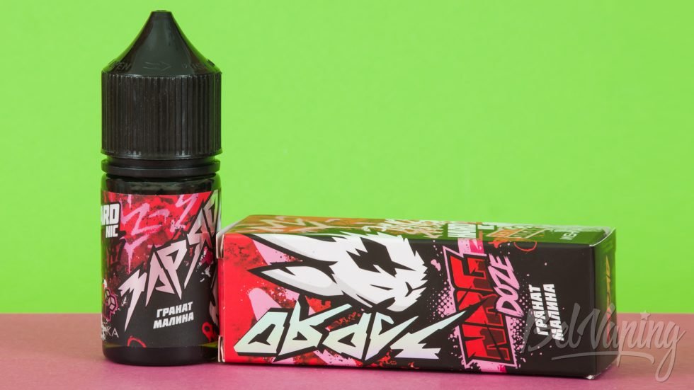 Обзор жидкостей ЗАРЯД от Мишка VAPE - вкус ГРАНАТ МАЛИНА