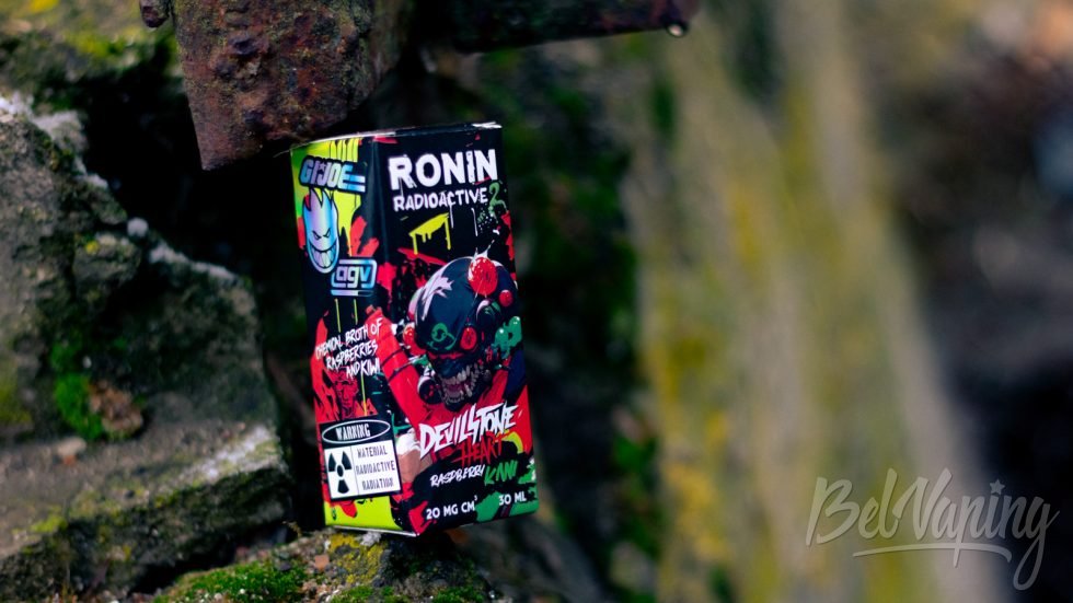 Жидкость Ronin Radioactive v2 Devilstone Heart (Raspberry Kiwi)