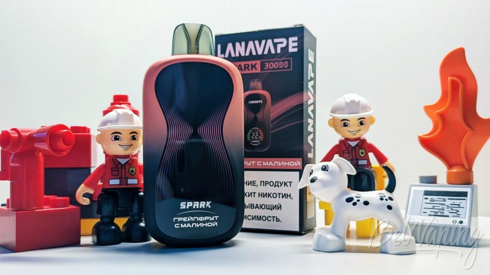 Одноразка Lanavape Spark 30000 Грейпфрут с малиной