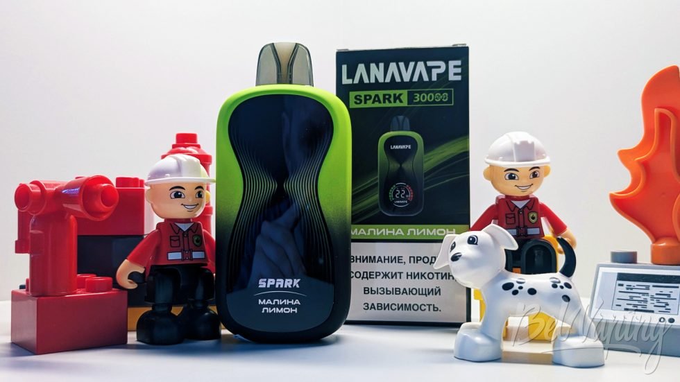 Одноразка Lanavape Spark 30000 Малина Лимон