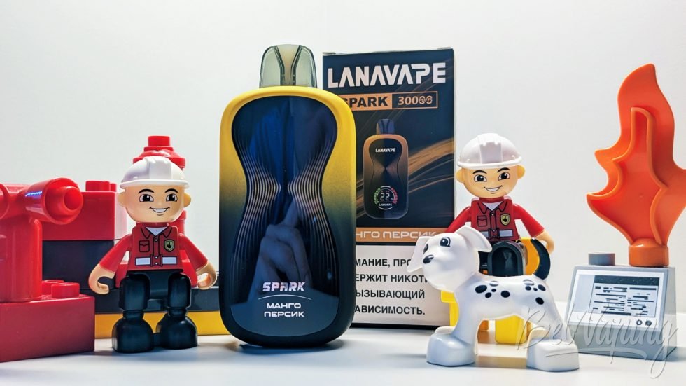 Одноразка Lanavape Spark 30000 Манго Персик
