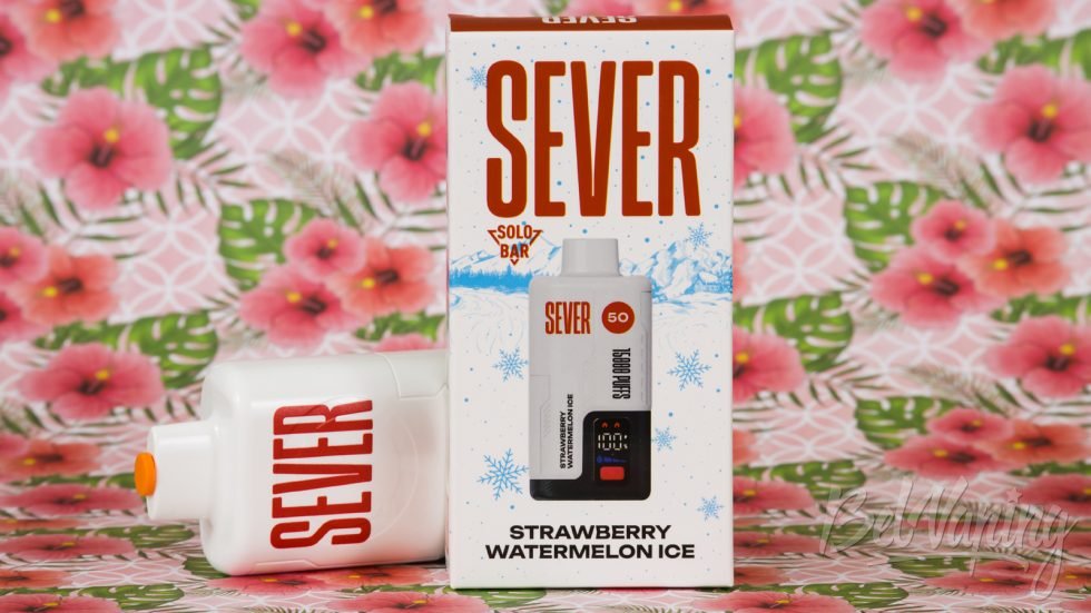 Обзор одноразок SEVER 15000 - вкус STRAWBERRY WATERMELON ICE