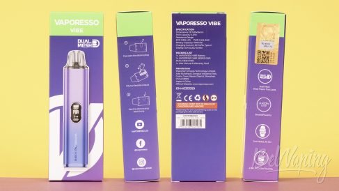 Обзор подика VIBE от Vaporesso - упаковка