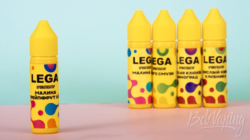 Обзор ароматизаторов LEGA - вкус МАЛИНА ГРЕЙПФРУТ ЛЁД