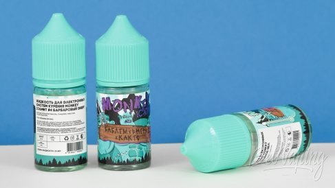 Обзор жидкостей MONKEY ICE & MINT - флаконы и этикетки