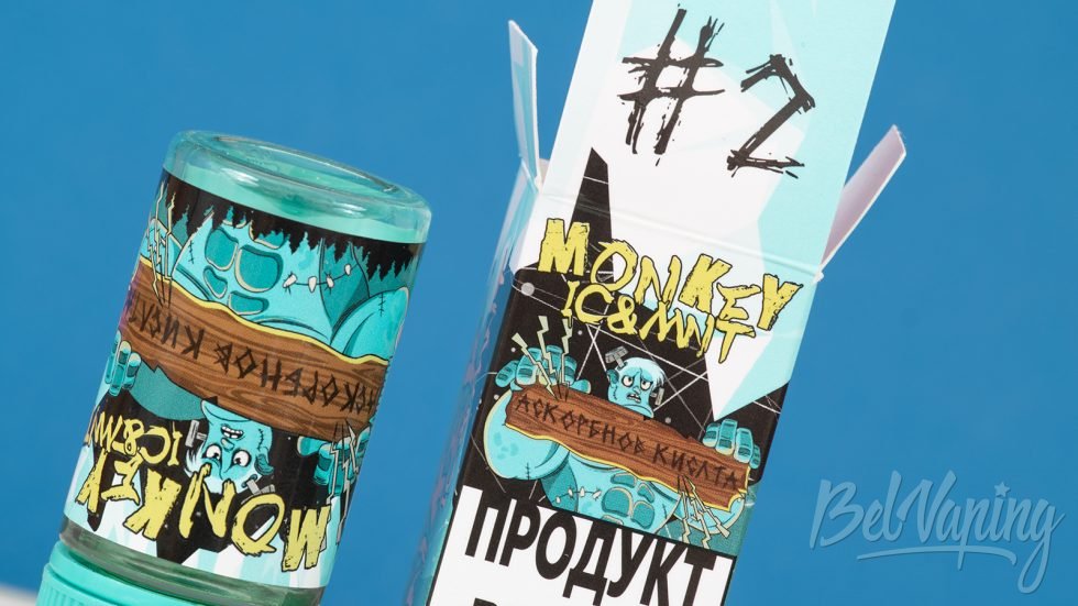 Обзор жидкостей MONKEY ICE & MINT - вкус АСКОРБНОВ КИСЛТА