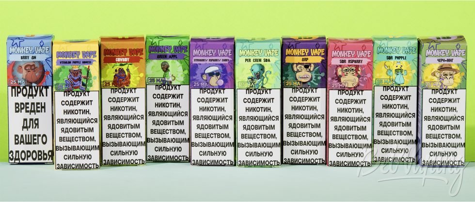 Обзор жидкостей MONKEY VAPE