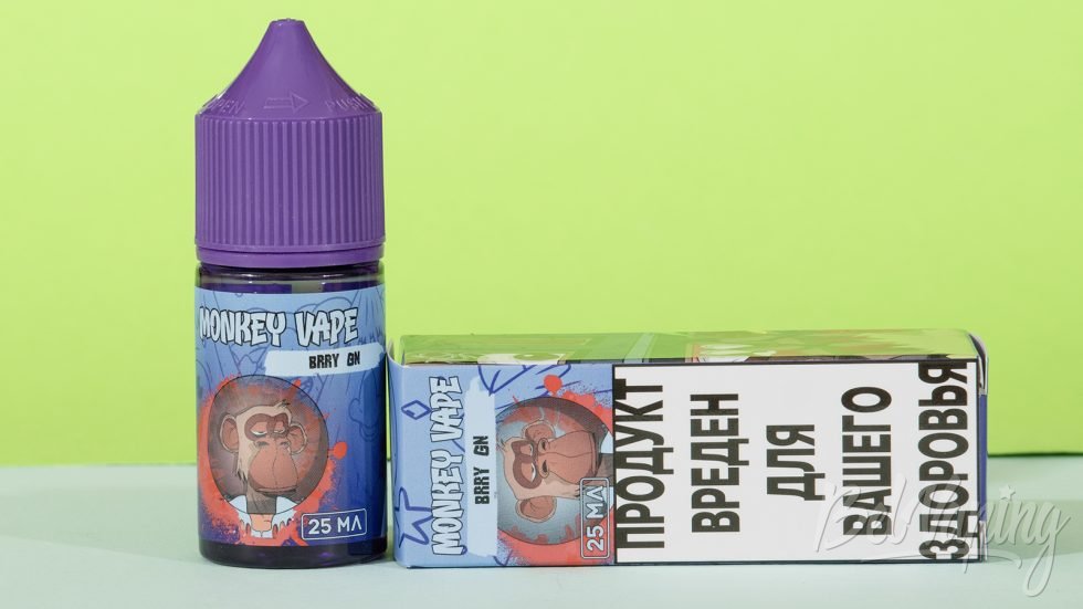 Обзор жидкостей MONKEY VAPE - вкус BRRY GN