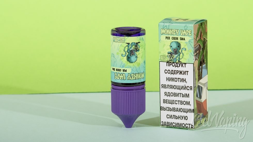 Обзор жидкостей MONKEY VAPE - вкус PER CREM SDA