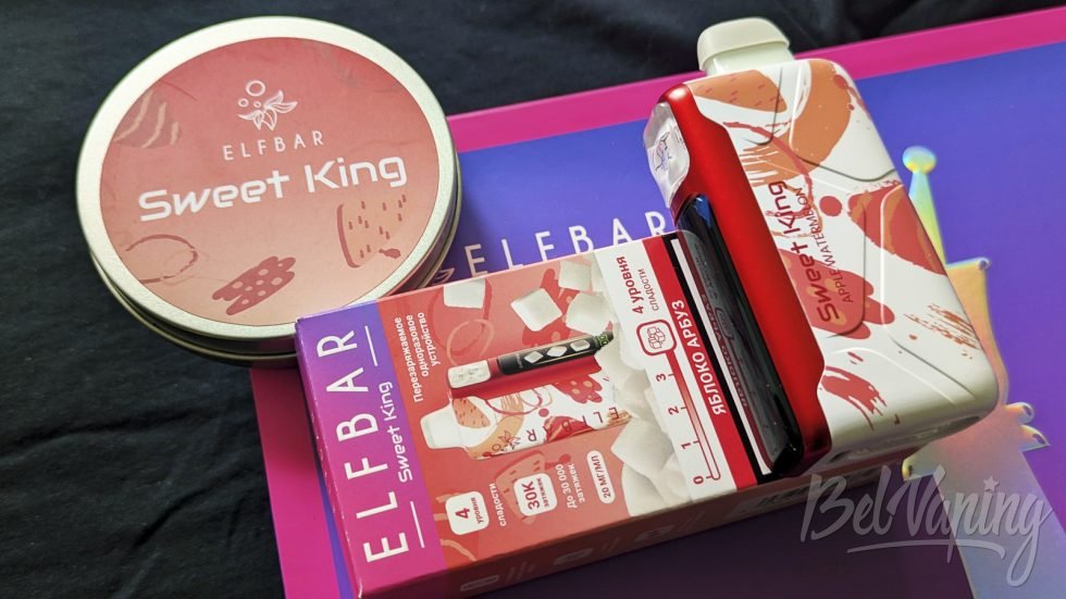 Одноразка Elfbar Sweet King 30000 Apple Watermelon
