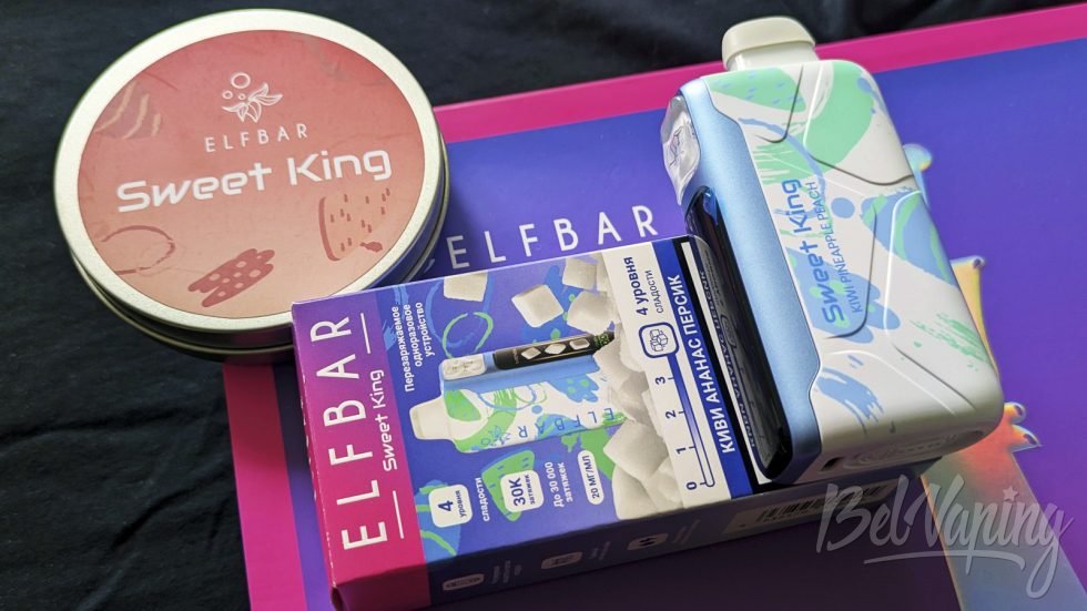 Одноразка Elfbar Sweet King 30000 Kiwi Pineapple Peach