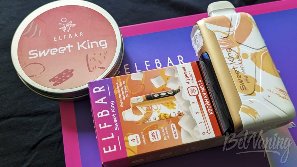 Одноразка Elfbar Sweet King 30000 Pine Needle Mint