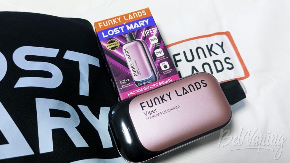 Одноразка Funky Lands X Lost Mary Viper Sour Apple Cherry