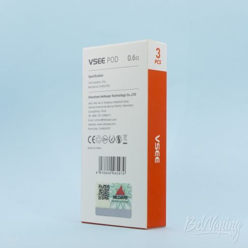 Упаковка испарителей для Hellvape VSEE One сзади