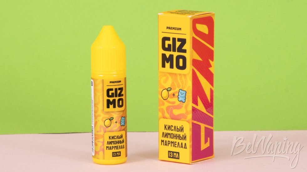 Обзор ароматизаторов GIZMO PREMIUM - вкус КИСЛЫЙ ЛИМОННЫЙ МАРМЕЛАД