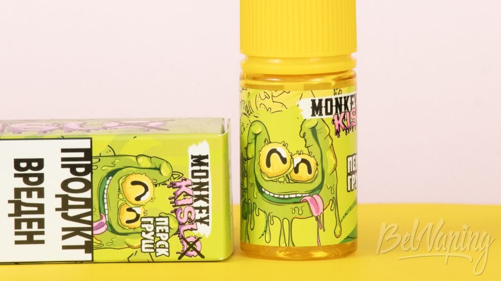 Обзор жидкостей MONKEY KISLO - вкус ПЕРСК ГРУШ