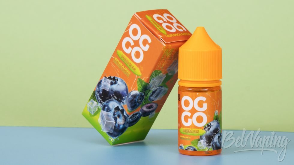 Обзор жидкостей OGGO PREMIUM - вкус ЧЕРНИКА МЯТА