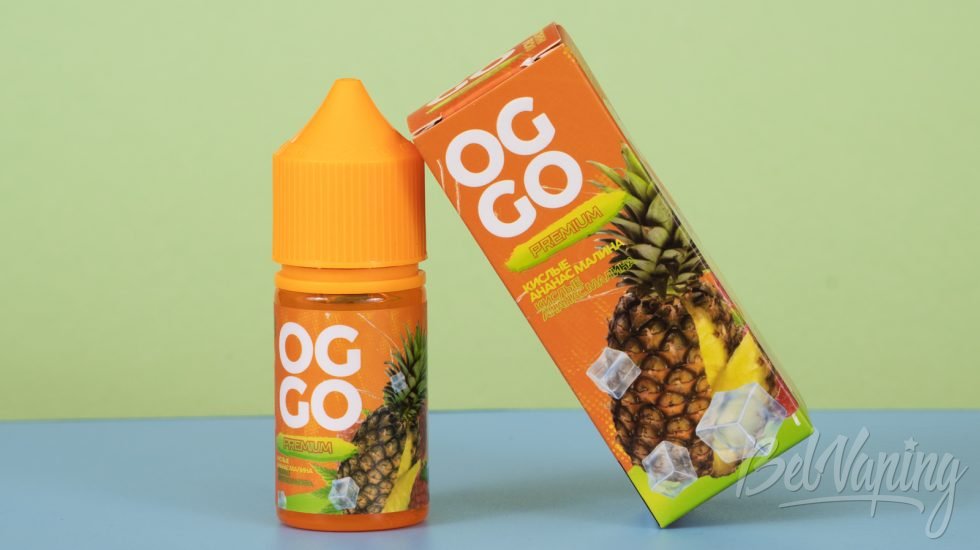 Обзор жидкостей OGGO PREMIUM - вкус КИСЛЫЕ АНАНАС МАЛИНА