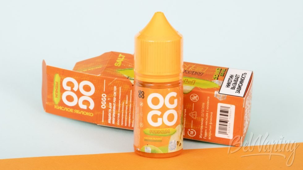 Обзор жидкостей OGGO PREMIUM - вкус КИСЛОЕ ЯБЛОКО