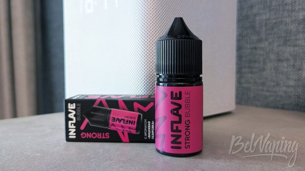 Жидкость Inflave Bubble Strong Вишневая газировка
