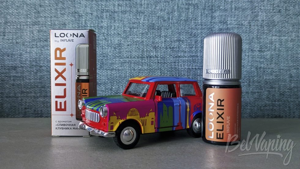 Жидкость Loona Elixir Сливочная клубника Манго от Inflave