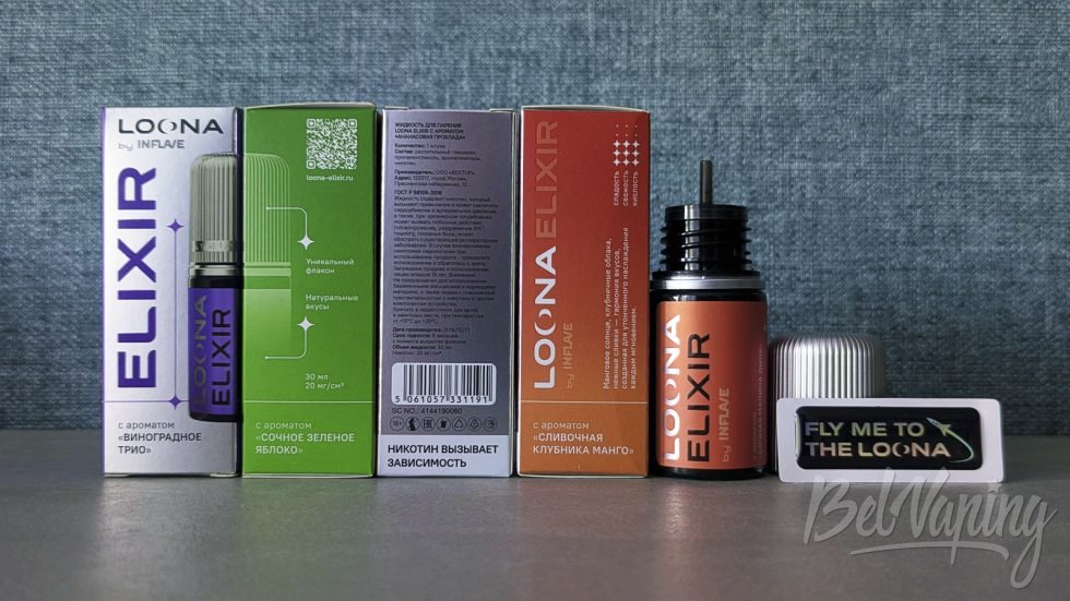 Упаковка и тара жидкости Loona Elixir от Inflave
