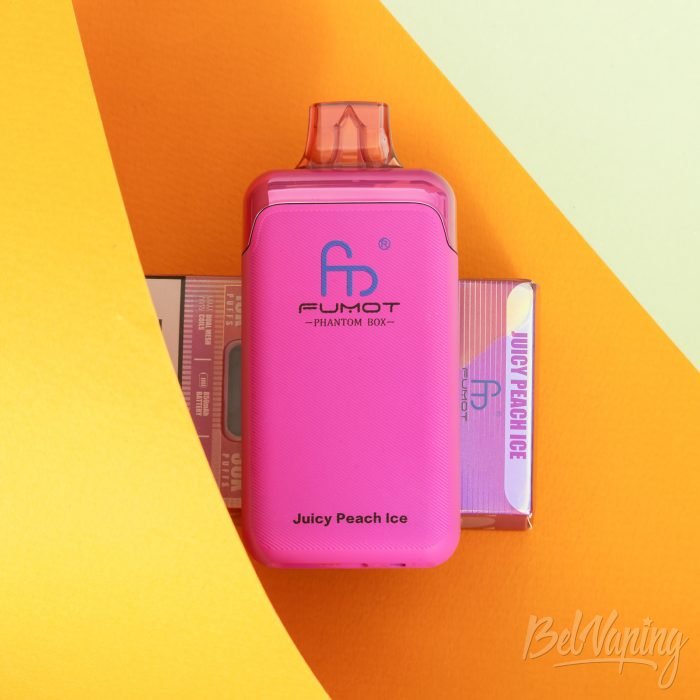 Обзор одноразок FUMOT PHANTOM BOX 36K - вкус JUICY PEACH