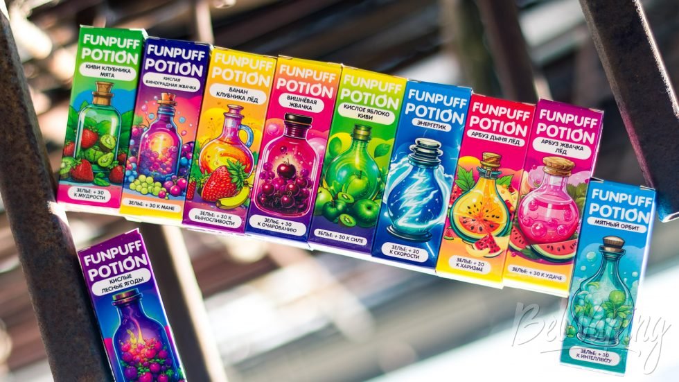 FUNPUFF POTION обзор жидкости коробки 1