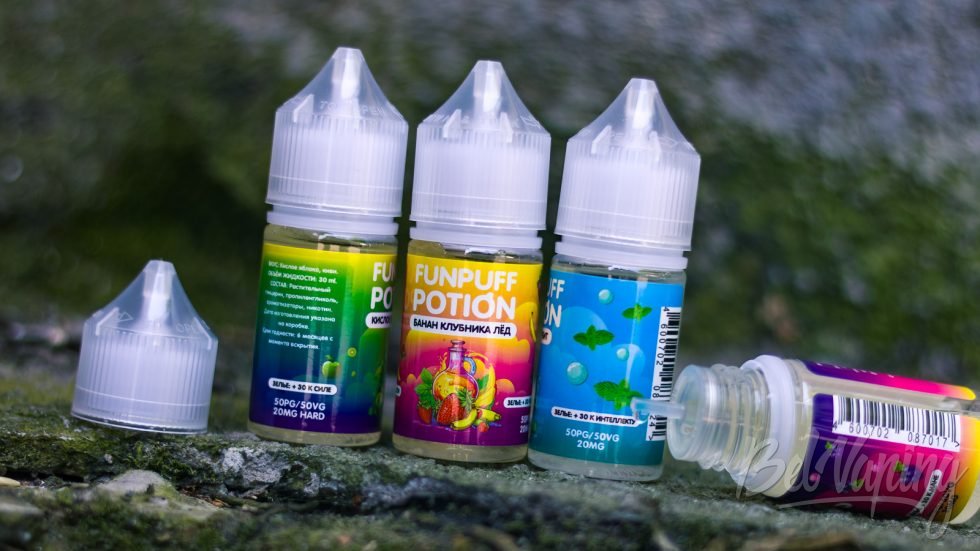 FUNPUFF POTION обзор жидкости упаковка флаконы