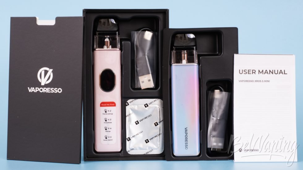 Обзор XROS 5 и XROS 5 MINI от Vaporesso - комплект поставки