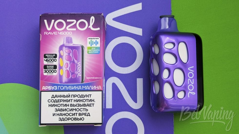 Одноразка Vozol Rave 46000 Watermelon Razz Rancher