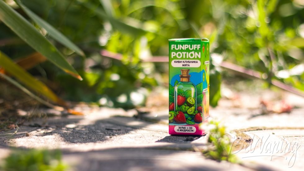 Жидкость FUNPUFF POTION КИВИ КЛУБНИКА МЯТА