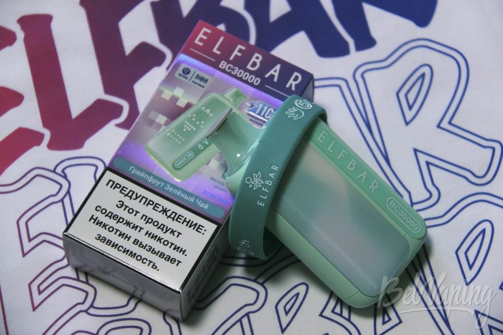 Одноразка Elfbar BC30000 Grapefruit Green Tea