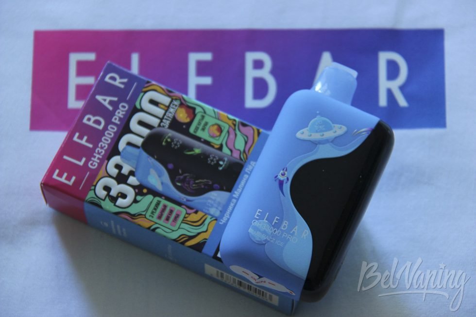 Одноразка Elfbar GH33000 Pro Blue Razz Ice