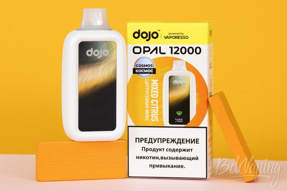 Обзор одноразок DOJO OPAL 12000 COSMOS EDITION - вкус ЦИТРУСОВЫЙ МИКС