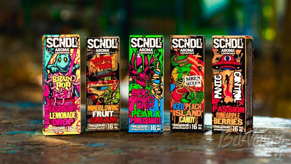 RUVAPES ароматизаторы SCNDL коробки 1
