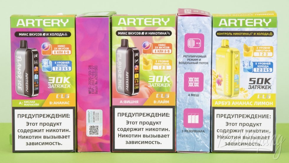 Обзор одноразок ARTERY CL6 - упаковка