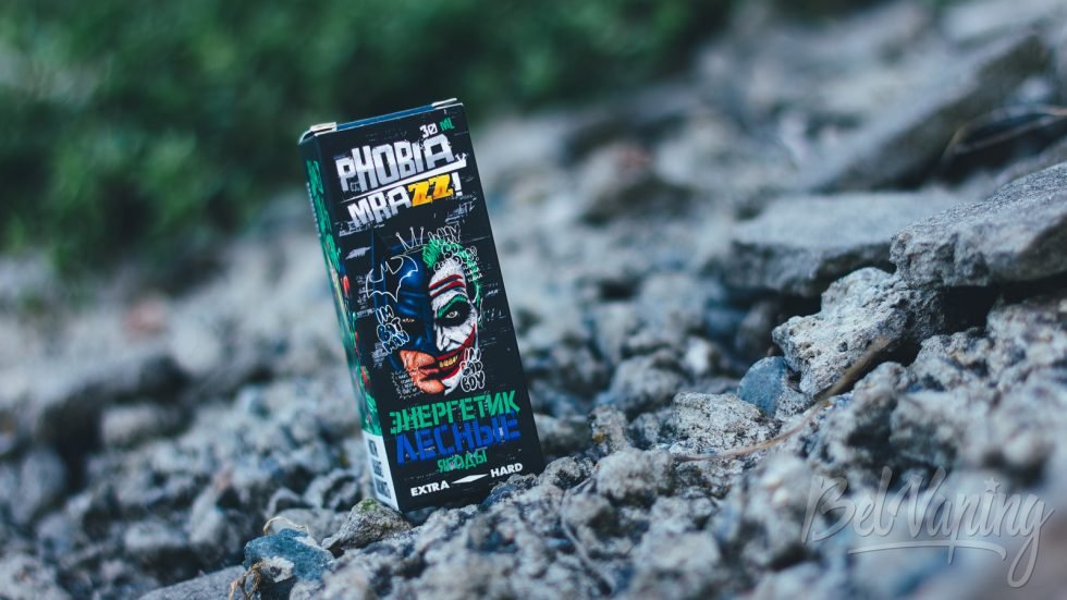 Жидкость PHOBIA x MRAZZ! Энергетик лесные ягоды