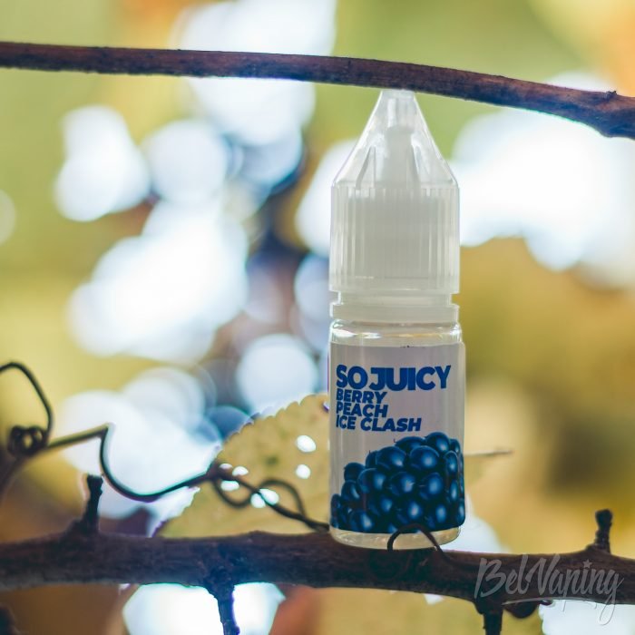 Ароматизатор GOSMOKE.RU SO JUICY Berry Peach Ice Clash