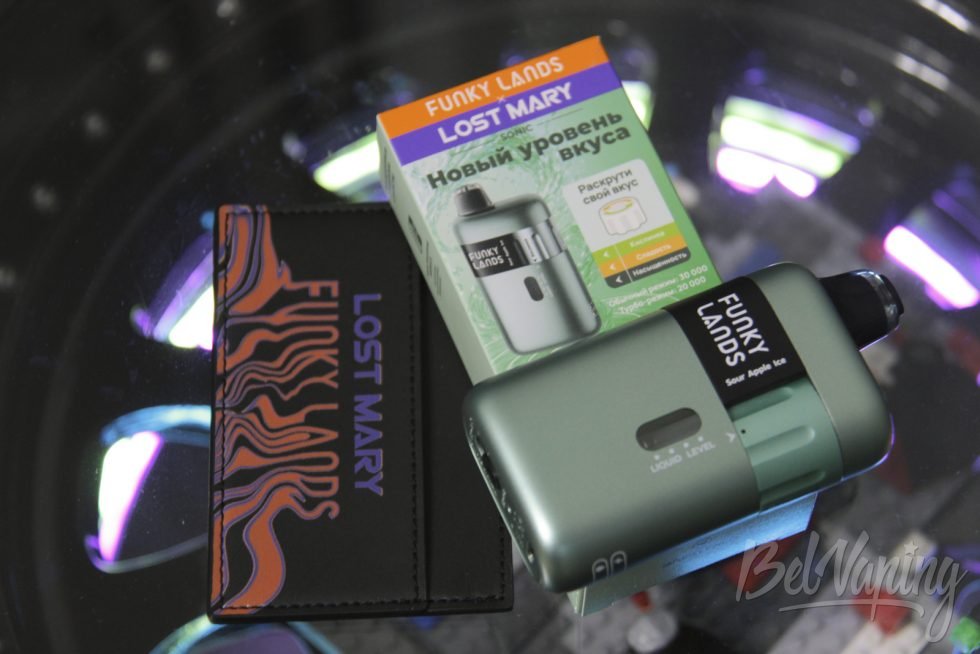 Одноразка Funky Lands X Lost Mary Sonic 30000 Sour Apple Ice